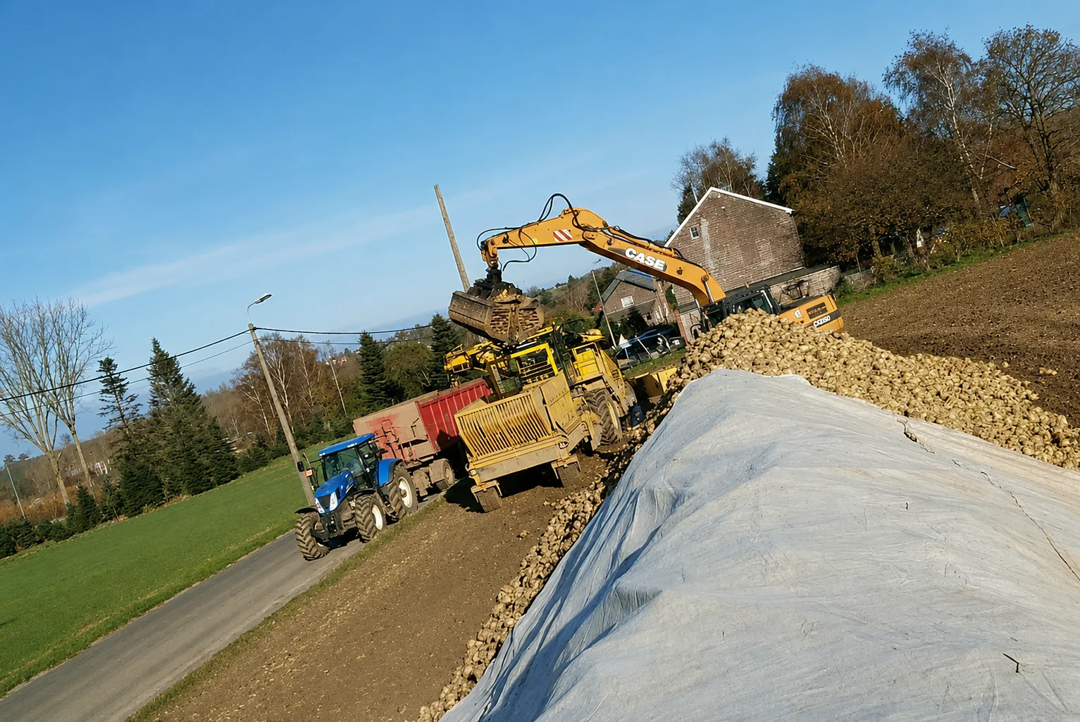 Photo chantier agricole Bataille G.
