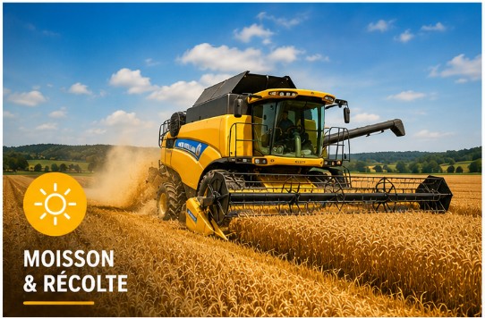 Été : moisson et récolte